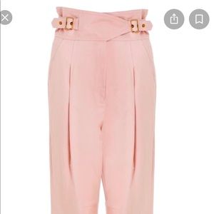 NWT Zimmerman Ladybeetle Buckle Pants. Dusty Rose. Size US 10, AU 3, UK 14.
